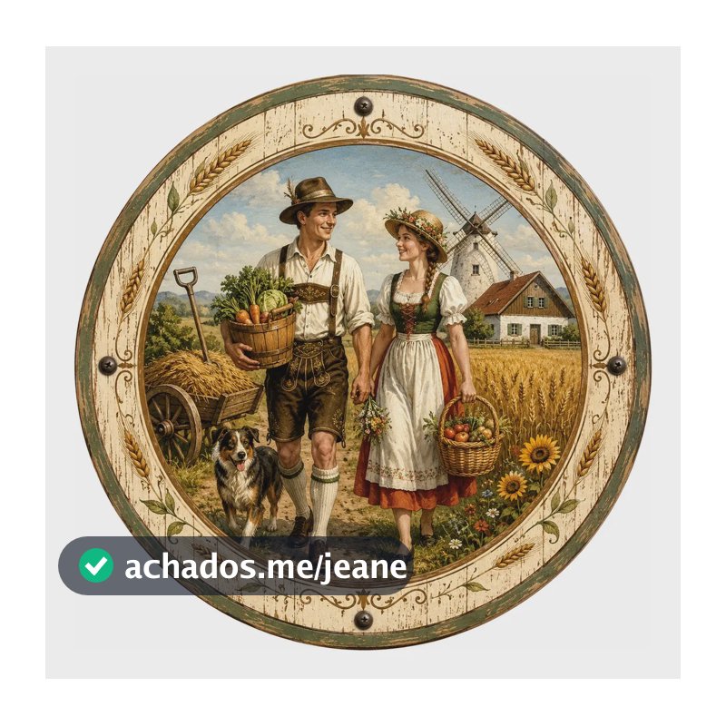 Placa Decorativa Colheita De Amor Estilo Farmhouse Europeu Colheita De Amor Farmhouse Europeu