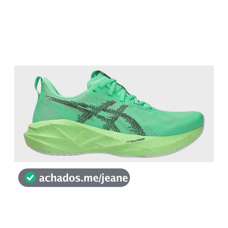 Tênis Asics Novablast 5 Masculino Verde Liso 42 Br