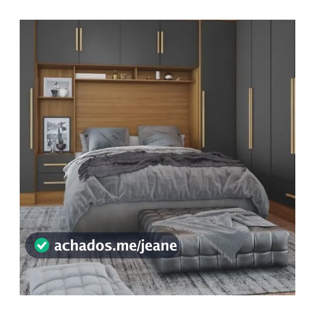 Quarto De Casal Completo 5 Peças 6 Portas 4 Gavetas Com