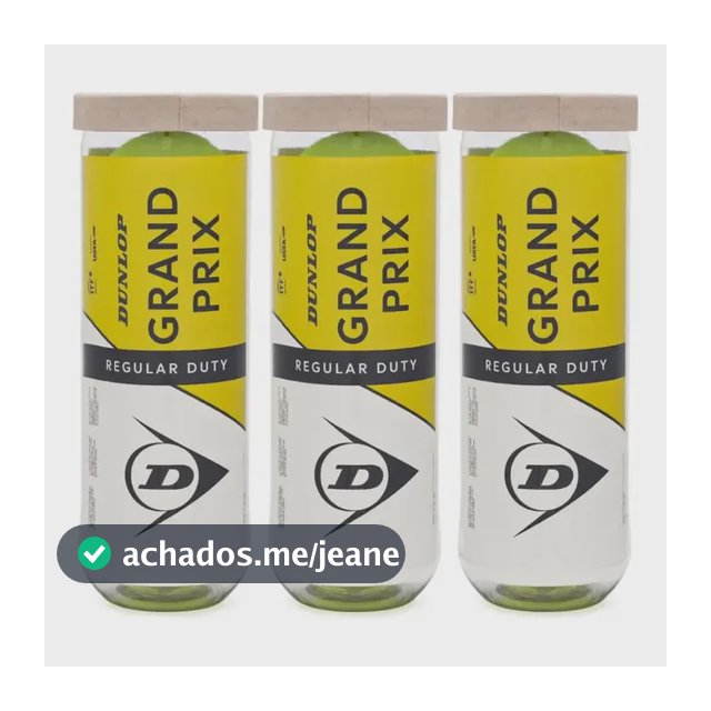 Bola De Tênis Dunlop Grand Prix Regular Duty Saibro 3 Tubos Verde
