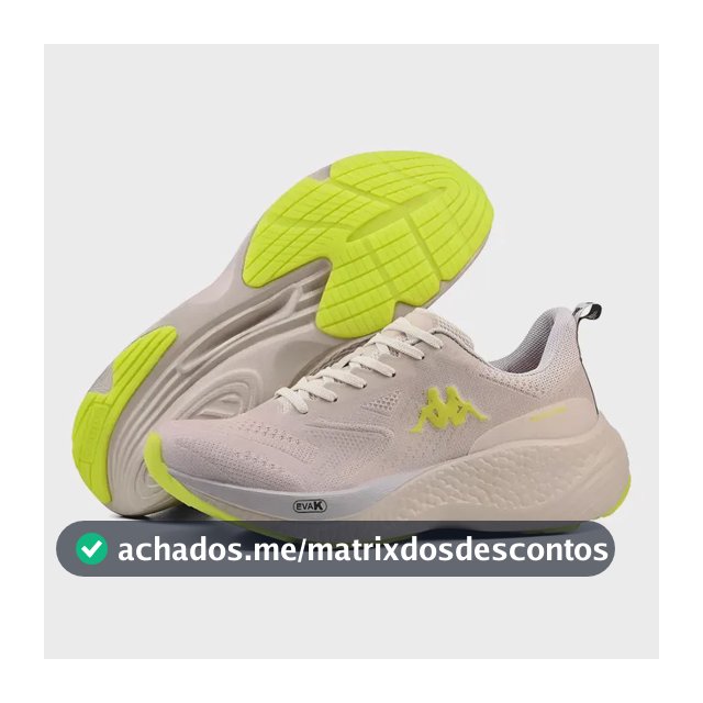 Tênis Kappa Pulse Supra Unissex De Corrida Conforto