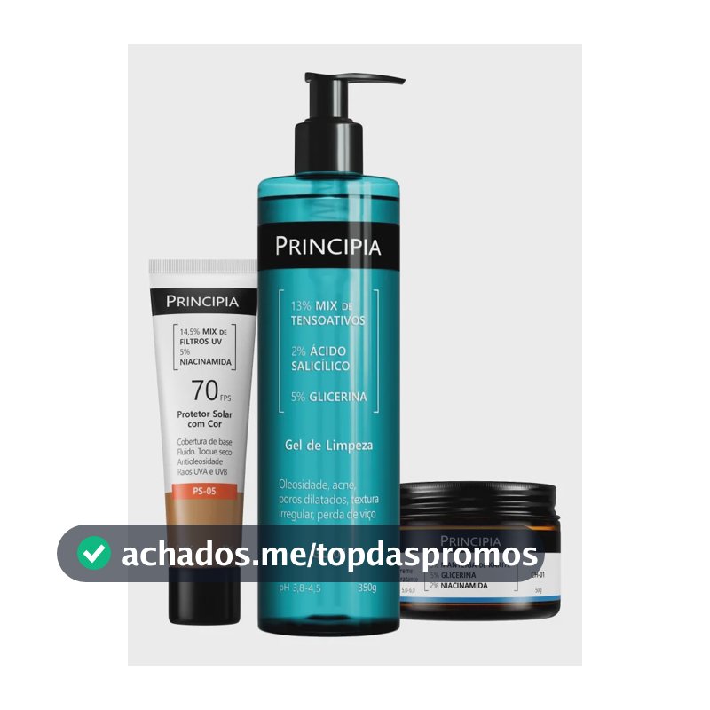 Principia Kit Protetor Cor 4.0 + Limpeza + Hidrata