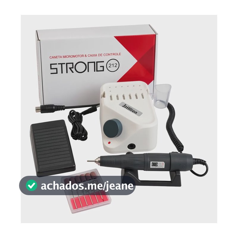 Micro Motor Lixa Podologia Profissional  Lixadeira 1 Unidade 127/220v