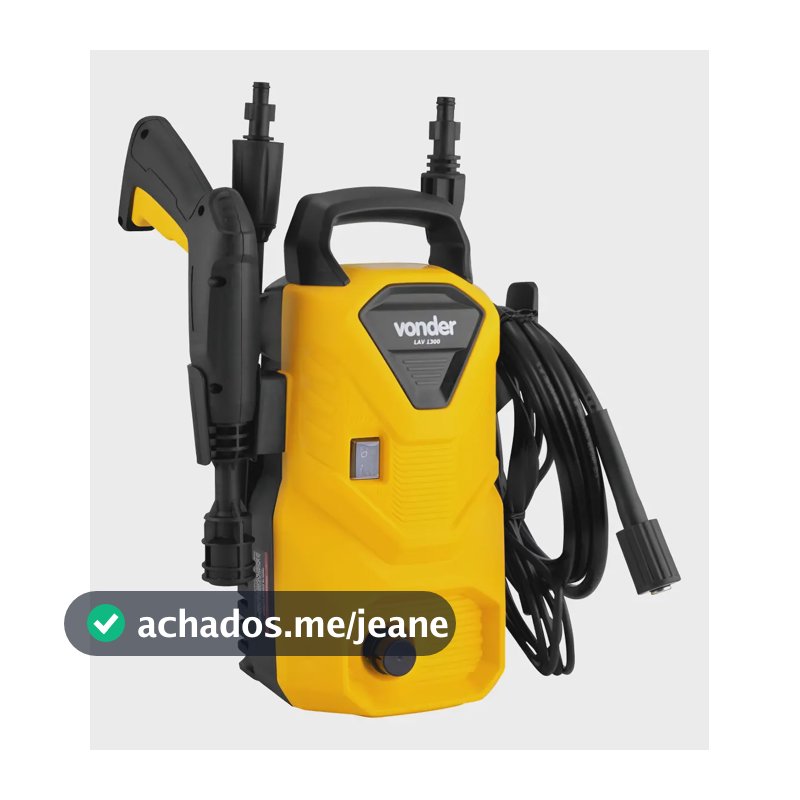 Lavadora Alta Pressão Lav1300 1.300 Lbf/pol² 220 V Vonder Amarelo 60 Hz