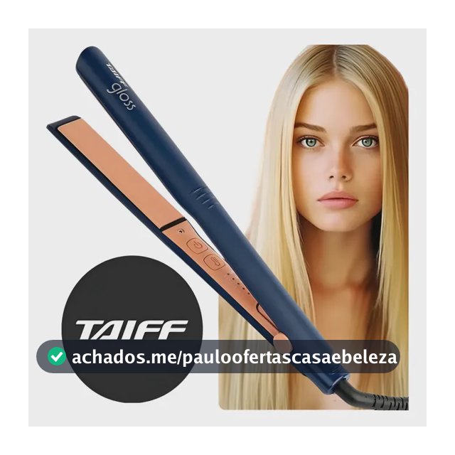 Chapinha Profissional Taiff Placas De Cerâmica Com Macadâmia Azul 127v/220v