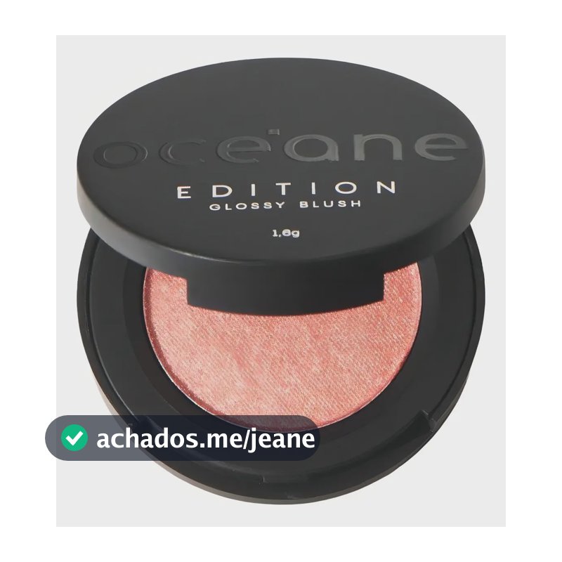 Mini Blush Cintilante Rose Pink - Océane Edition 1,6g Tom da maquiagem Rosa
