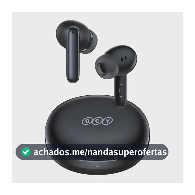 Fone Qcy T13 Anc 2 Bluetooth 5.3 Cancelamento De Ruído Ativo Cor Preto