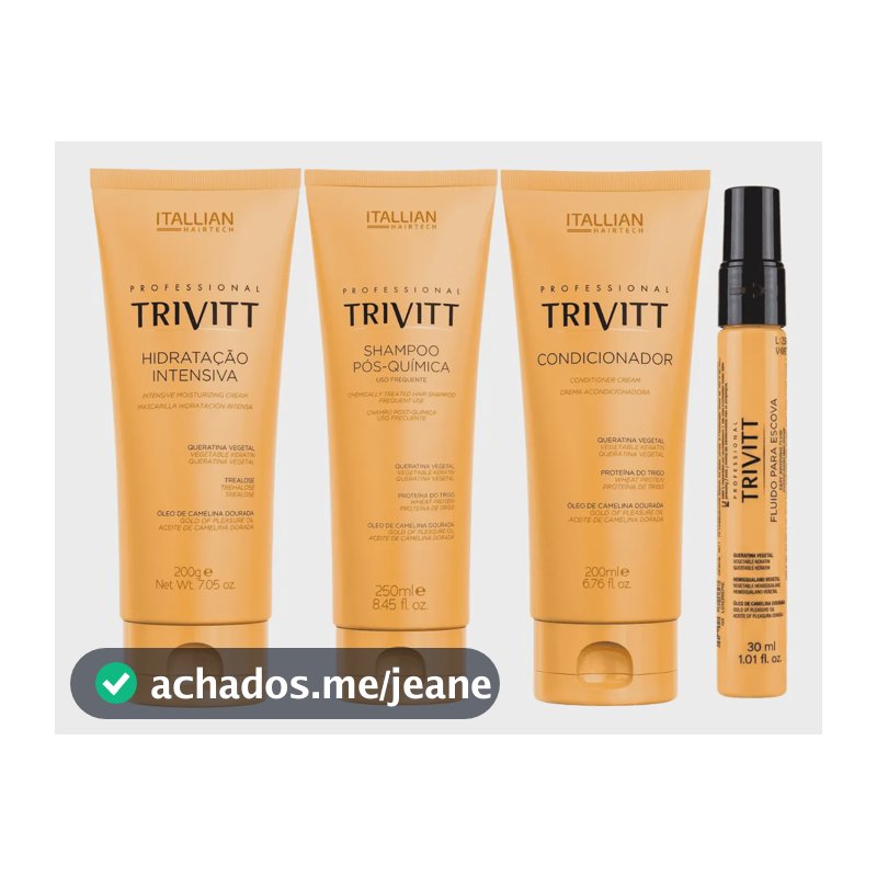 Kit Home Care Trivitt Shampoo Condicionador E Hidratação