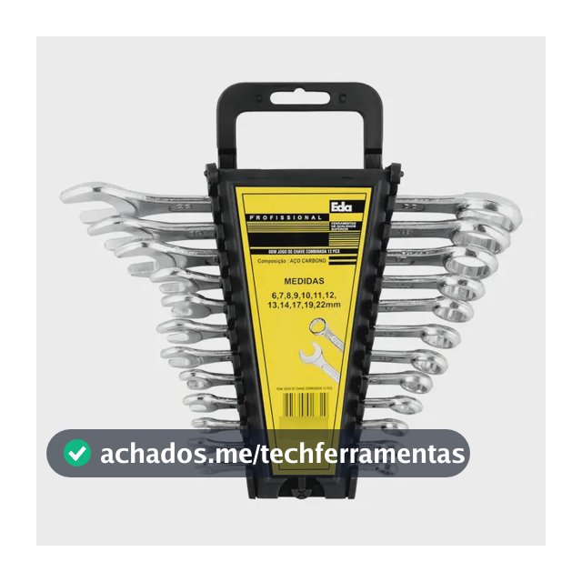 Jogo Chave Combinada Eda 12 Peças 6 A 22mm 0gw Hobby