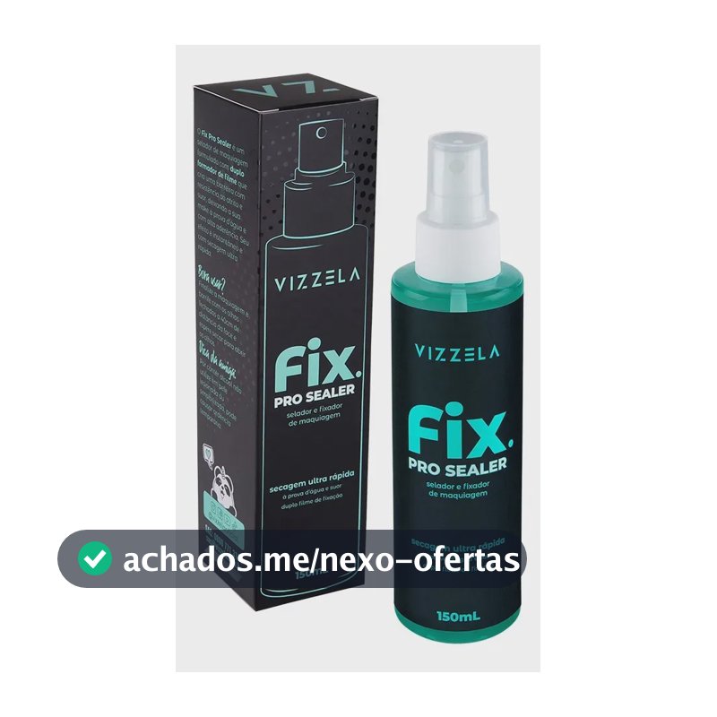 Fix Pro Sealer Fixador E Selador De Maquiagem 150ml Vizzela