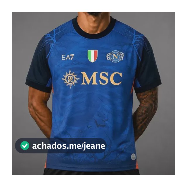 Camisa Napoli Oficial Halloween 2025/26 Masculina Limitada