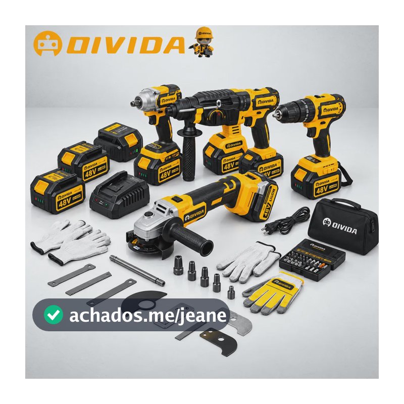 Kit Ferramentas Elétricas Conjunto 4 Peças Profissional