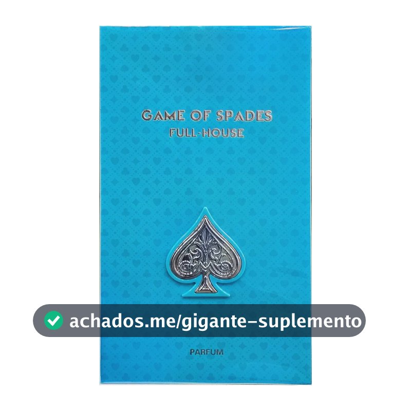Perfume Jo Milano Game Of Spades Full House 100ml Eau De Par