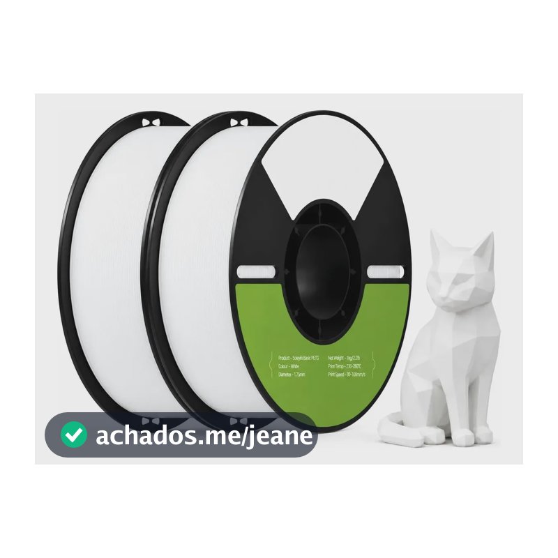 Filamento 3d Pla 2kg Creality Soleyin Ultra Pla 1.75mm Branco
