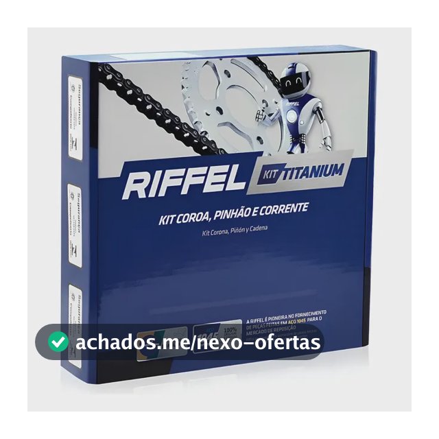 Kit Relação Transmissão Tração Cbx 250 Twister Reforçada Top Prateado