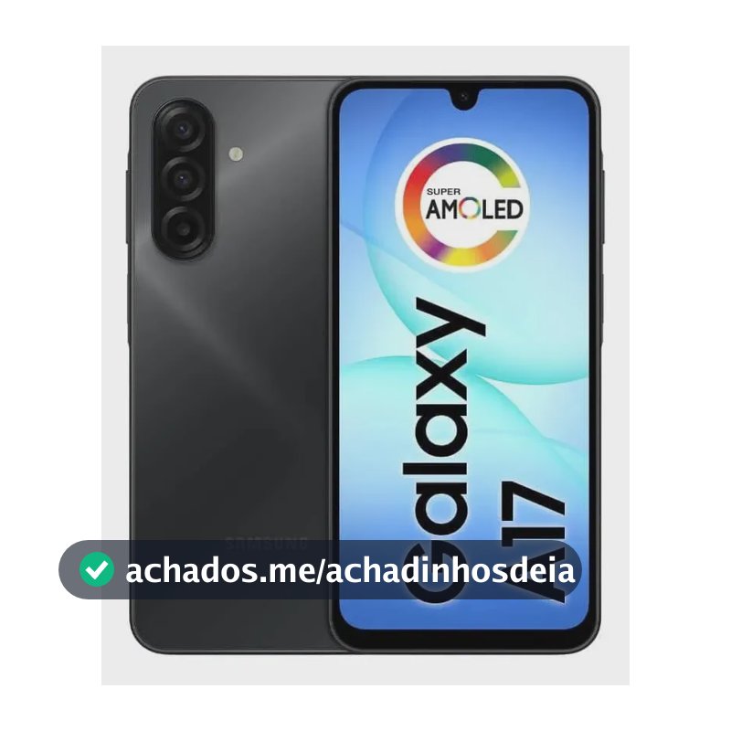 Smartphone Samsung Galaxy A17, 4G, 128GB, 4GB RAM Preto