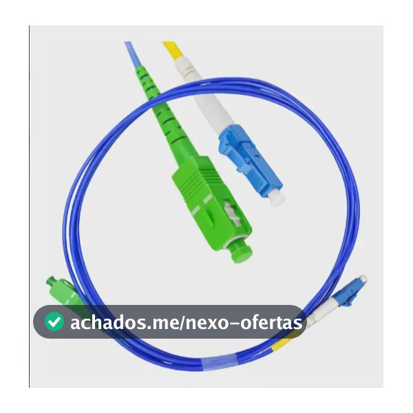 Cordão Optico Lc Upc /sc Apc 2mts 3mm 2flex Homologado