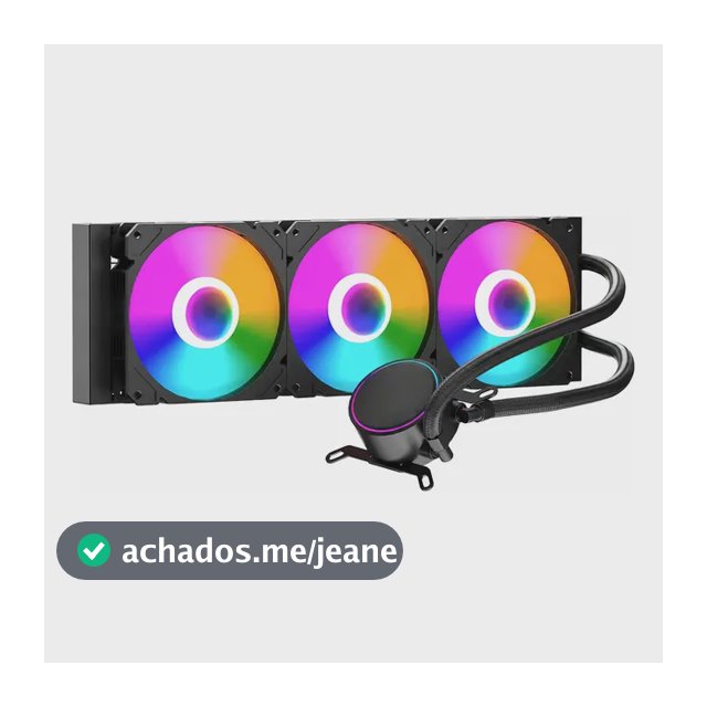 Water Cooler Mach1 Logic, Rgb, 360mm, Amd/intel, Preto-gk360 Preto