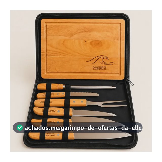Kit Churrasco Personalizado - 8 Peças