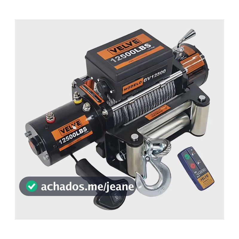 Guincho Elétrico 12000lbs Com Controle Remoto 5443kg