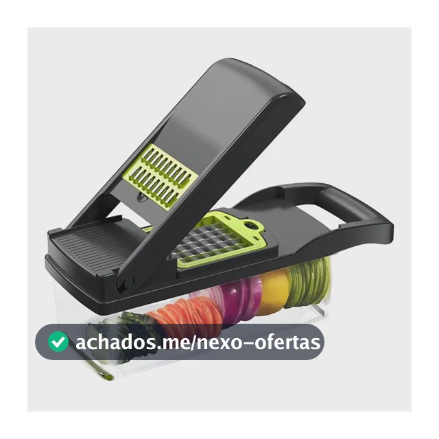 Fatiador Cortador Legumes Utimix Multiuso 16 em 1 com Lâminas Intercambiáveis