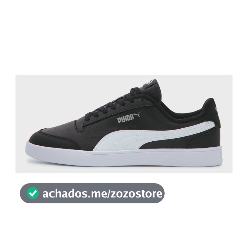 Tênis Masculino E Feminino Shuffle Puma Preto Liso 38 Eu