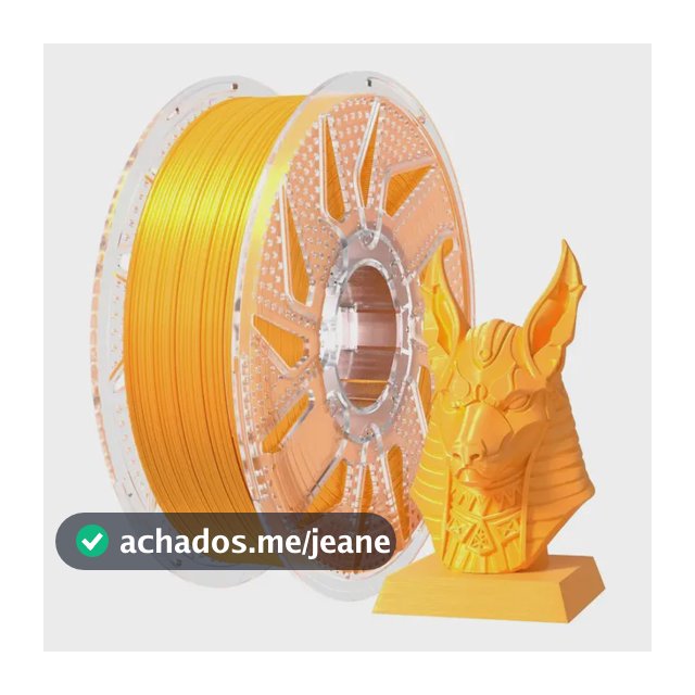 Filamento Silk Pla Impressão 3d Dourado Cores  1kg Conjure