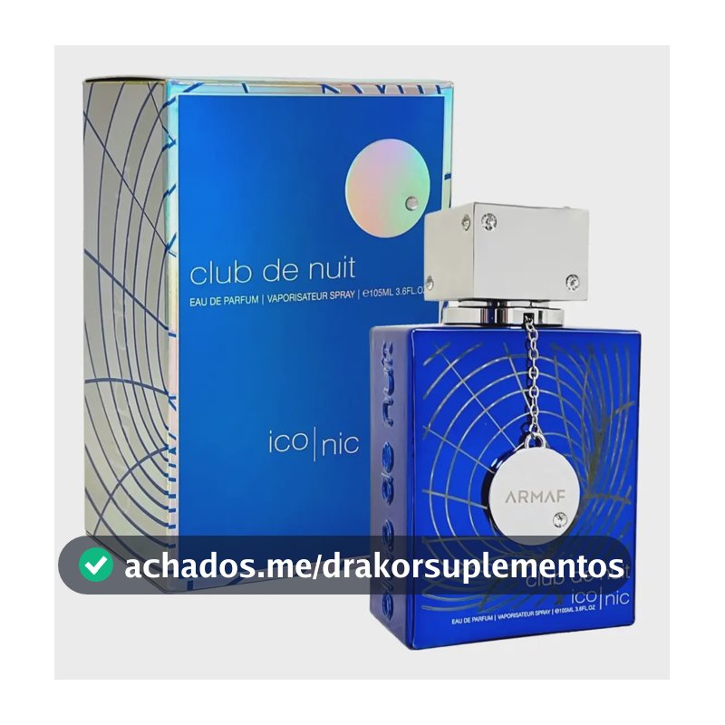 Perfume Club De Nuit Iconic ARMAF 105ml Eau De Parfum - Masculino