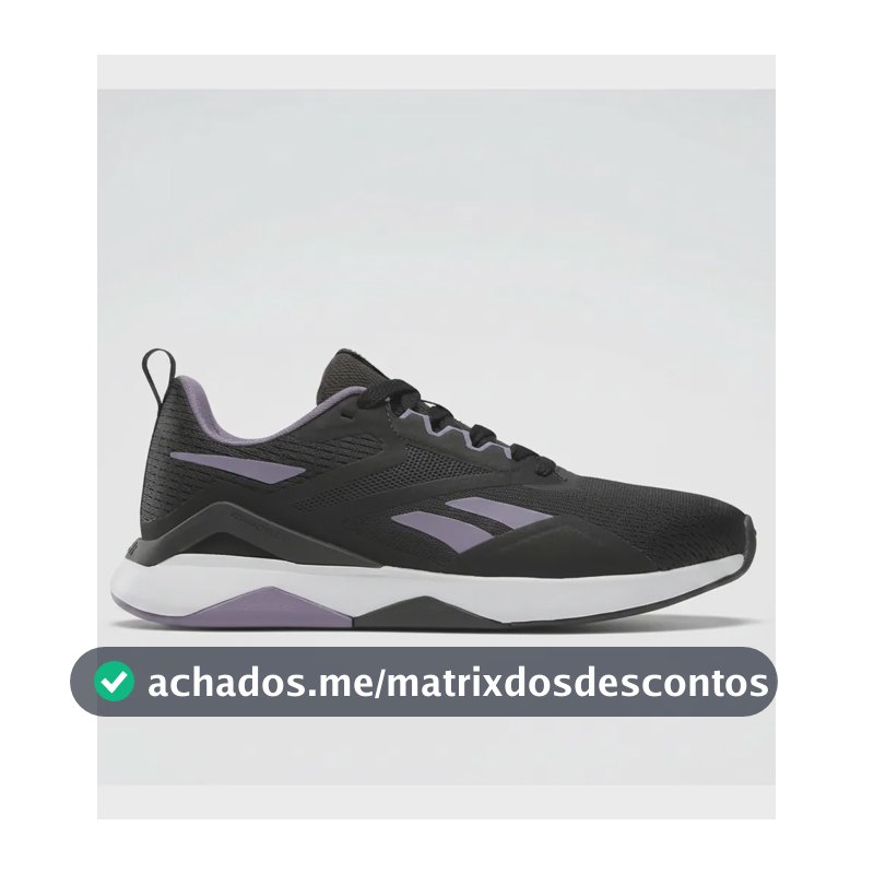 Tênis Feminino Reebok Nano Flex Tr 2.0 Treino Academia Cross Preto Liso 35