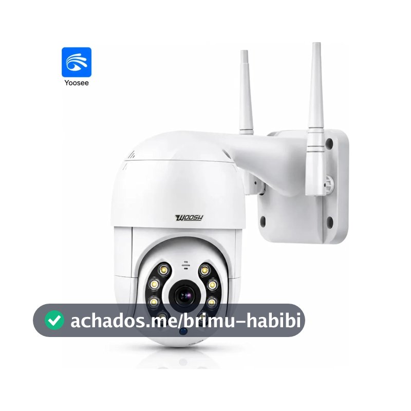 Câmera De Segurança Wifi Yoosee Externa Mini Dome Full Hd Infravermelho Prova D'água Woosh