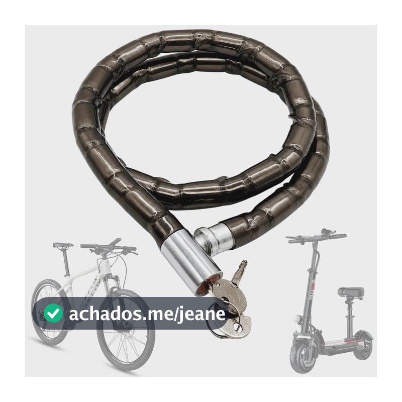 Corrente Anti Furto Moto Corrente Anti Bicicleta Cadeado
