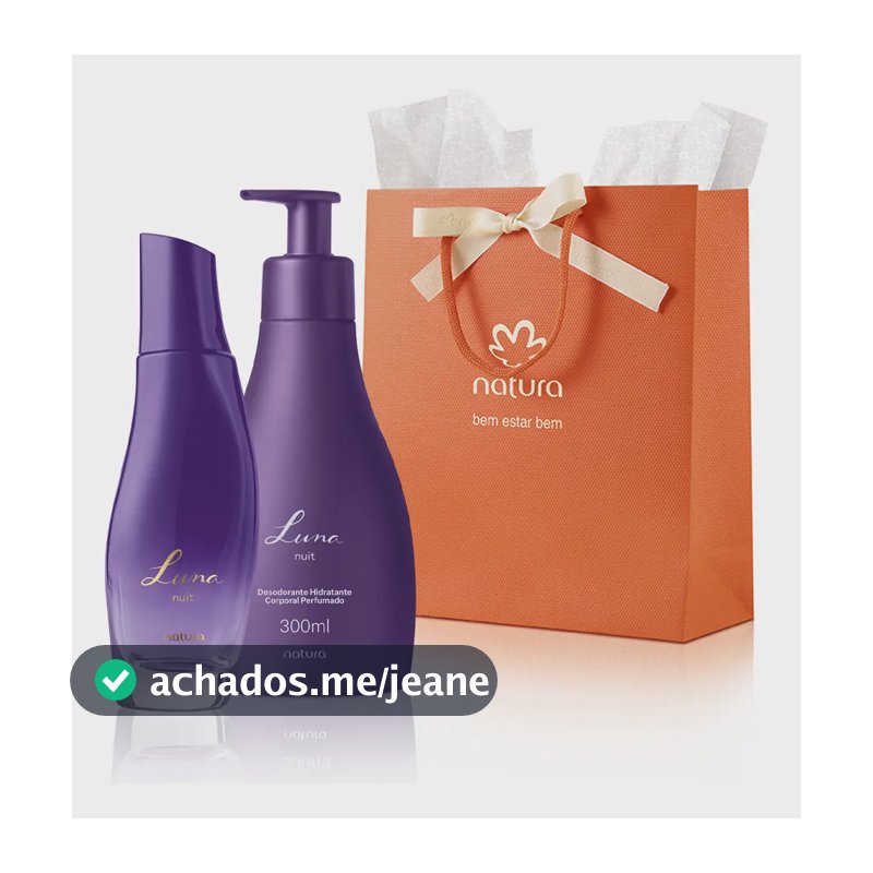 Luna Nuit Colonia Fem Natura Presente (2 Produtos)