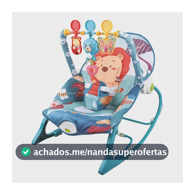 Maxi Baby Cadeira de Descanso e Balanço Bebê Musical Fun Time Felix Leão