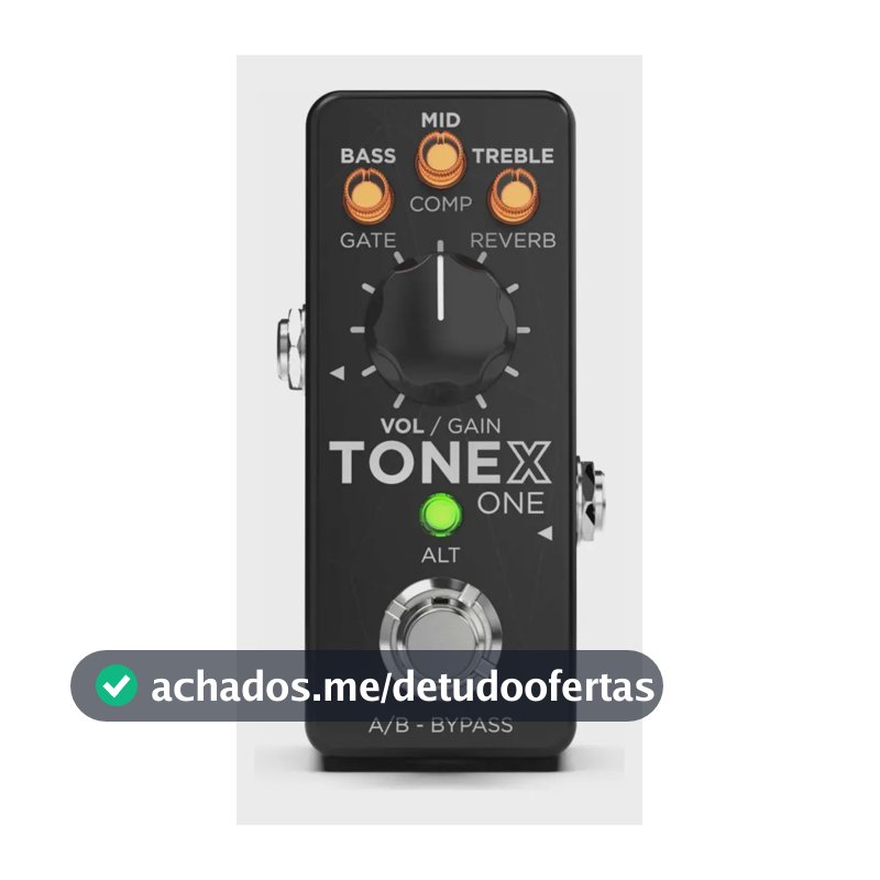 Pedal Efeito Digital Tonex One IK Multimedia Preamp Guitarra Baixo