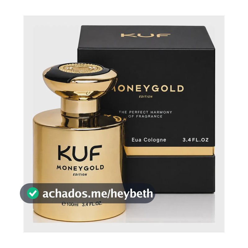 Perfume Masculino Kuf Moneygold 100ml Importado