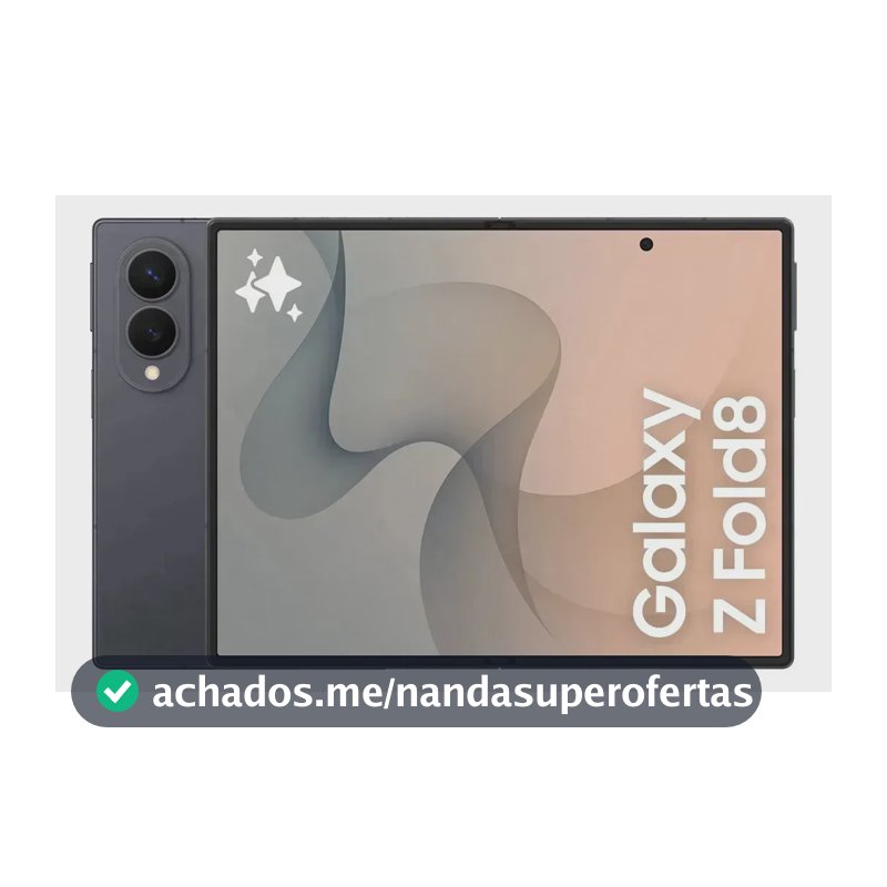 Celular Samsung Galaxy Z Fold8 512gb, 12gb Ram Tela 7.6 - Preto