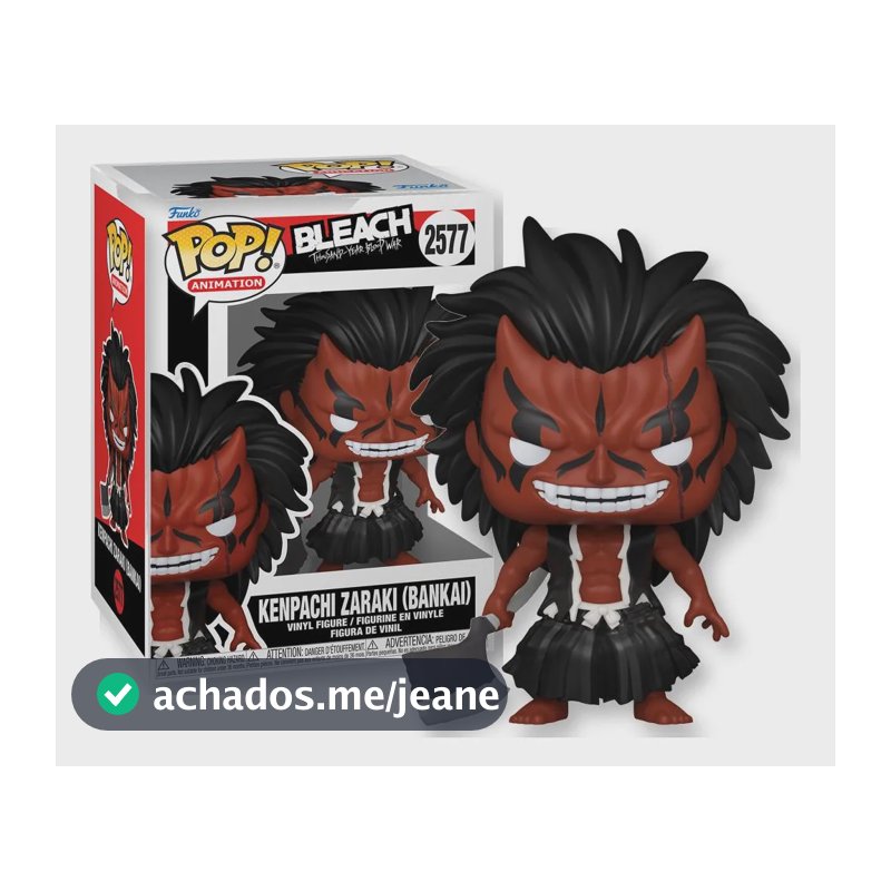 Boneco Funko Pop Bleach A Guerra Sang De Mil Anos Kenpachi