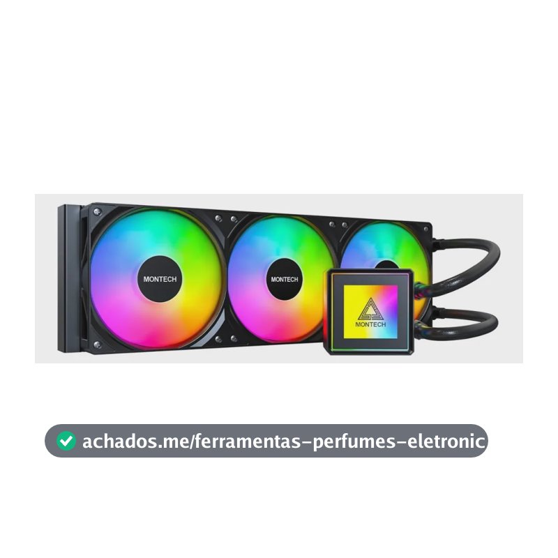 Water Cooler Montech Pureflow Argb, 360mm, Intel-amd, Preto
