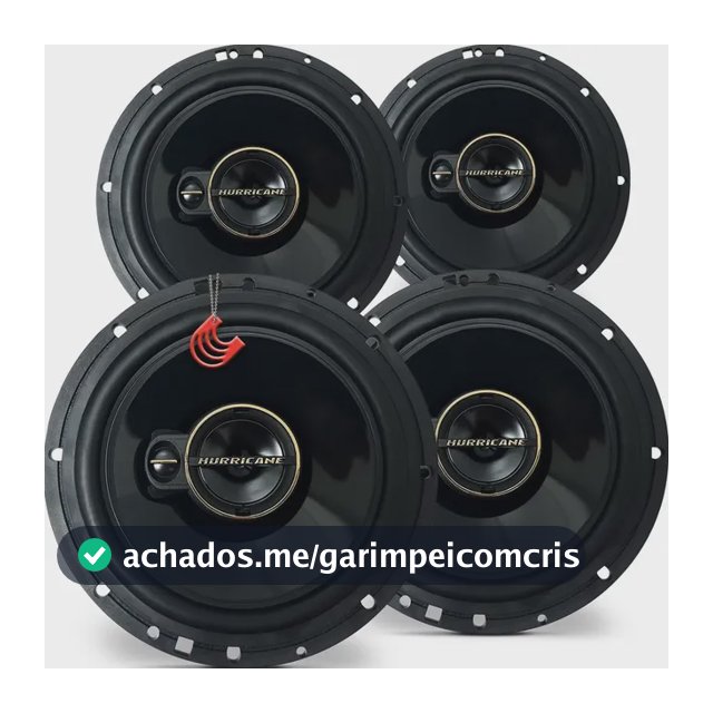 Kit 4 Alto Falante Som Automotivo Porta Dianteira E Traseira