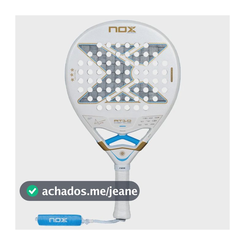 Paleta de padel Nox AT10 Genius 18K Alum Buenos Aires Edição Exclusiva 2026