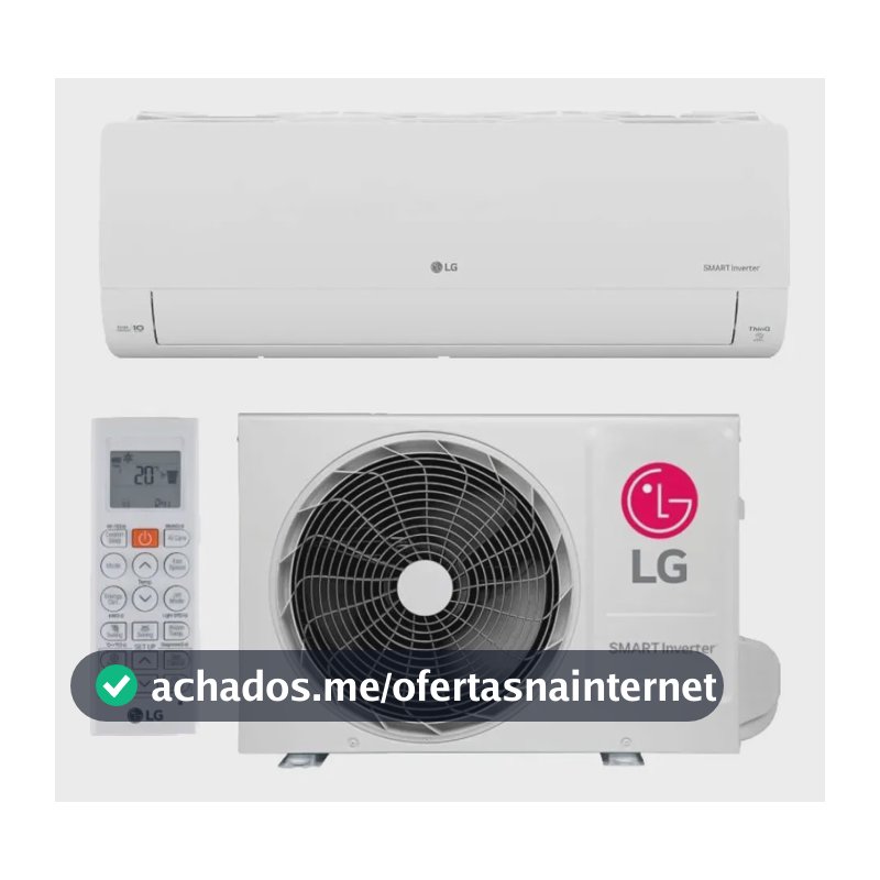 Ar Condicionado LG Inverter Smart Voice AI 12.000 Btus Frio R-32