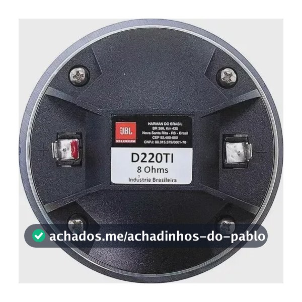 Driver Jbl D220 Ti Corneta Original D220ti Selenium
