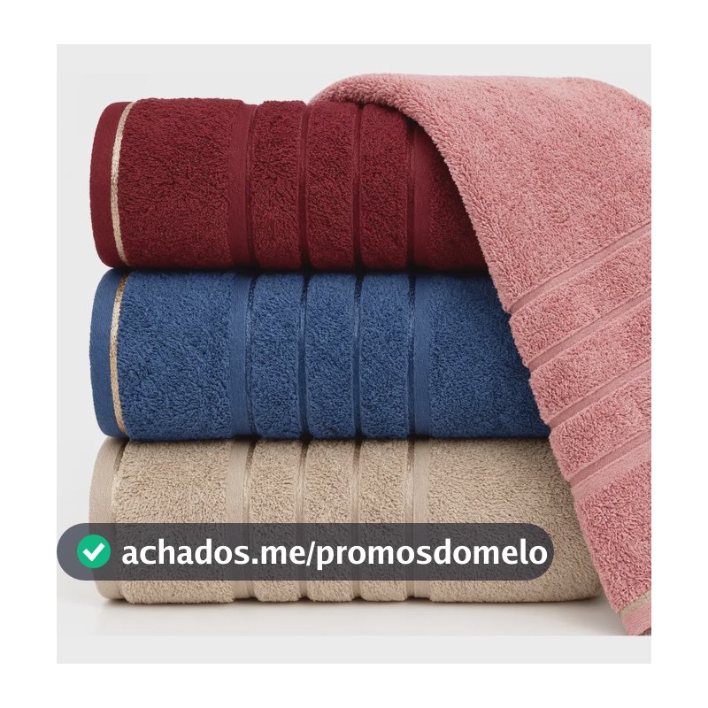 Kit 3 Toalhas De Banho Gigante Luxo 70x1,40 Grossa Atacado Multicolorido