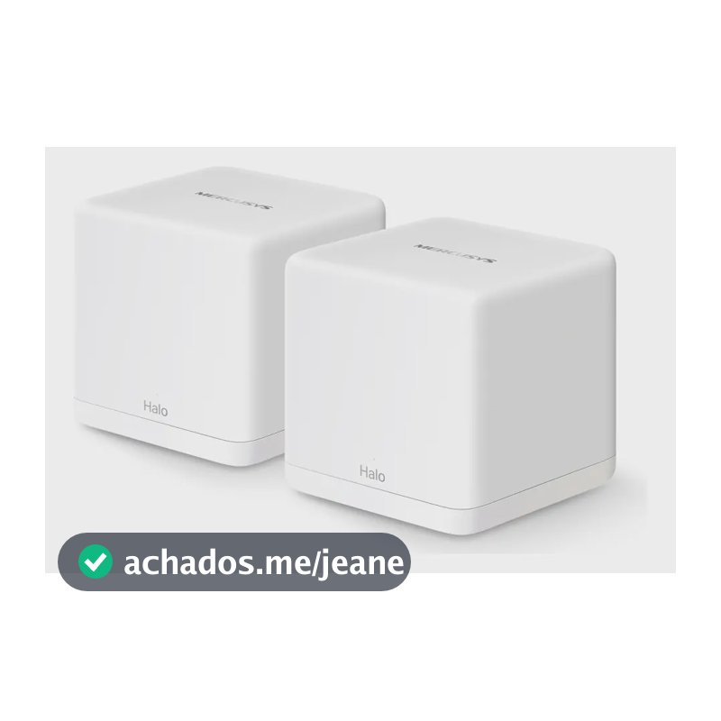 Roteador Mercusys Halo H60x (2 Unidades) Wifi6 Mesh Ax1500
