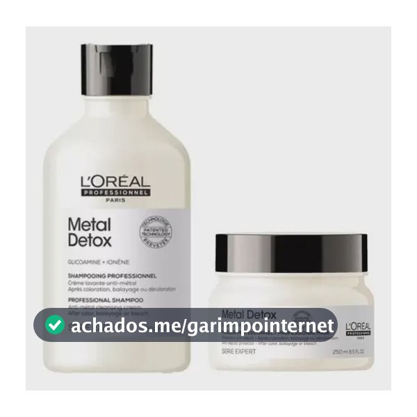 Kit L´Oréal Metal Detox Shampoo 300ml & Mascara 250ml