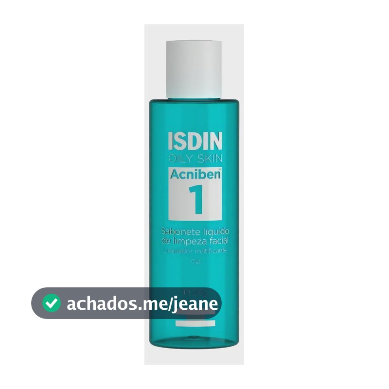 ISDIN Acniben Sabonete Líquido Facial Antioleosidade em Gel 208g