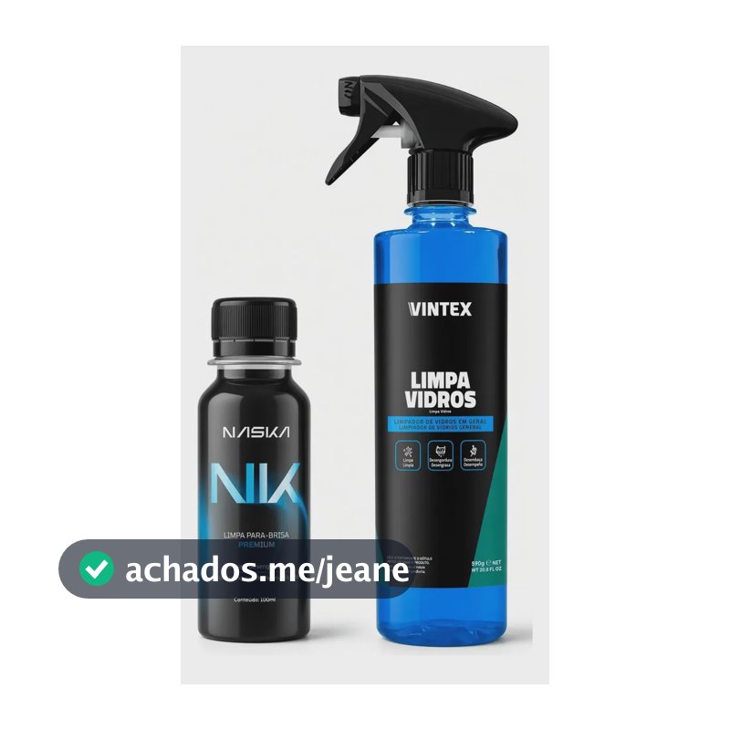Limpa Vidro Para-brisa Desengordura Desembaça Vonixx 500ml