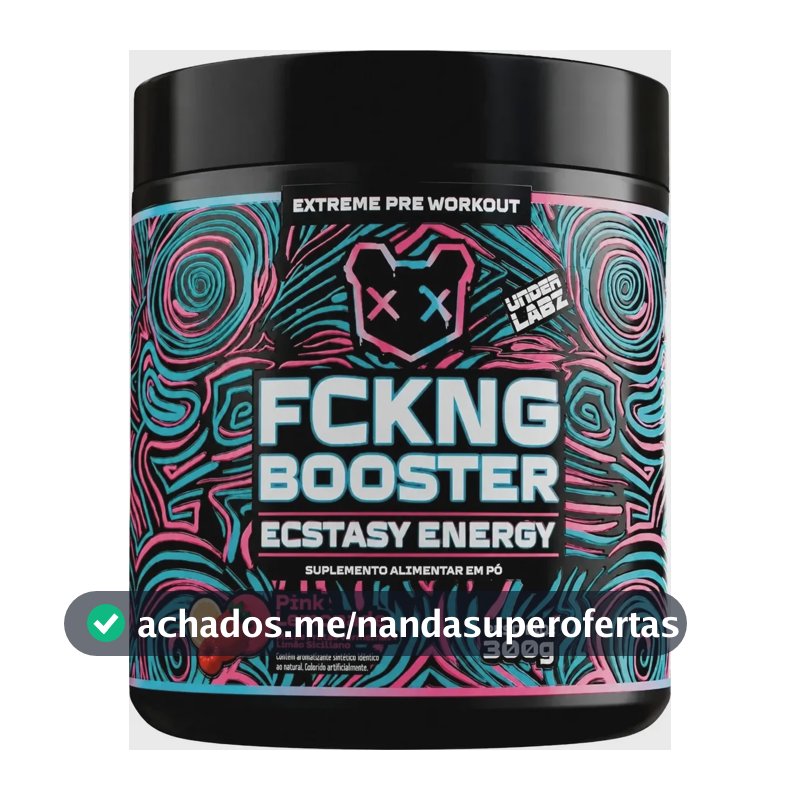 Under Labz Pré Treino Fckng Booster 600g - Under Labz Pó Frutas Vermelhas