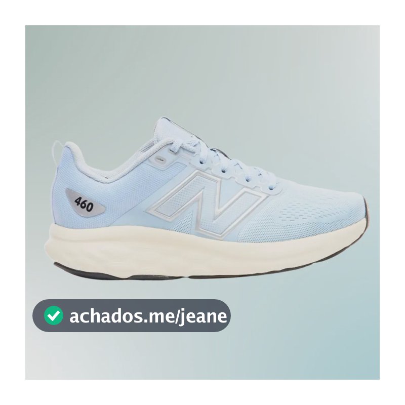 Tenis De Corrida New Balance Feminino 460 V4 Alto Conforto Azul Claro/prata 37 Br