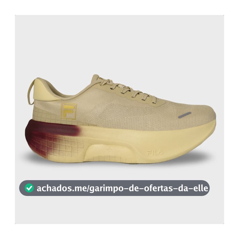 Tênis Fila Masculino Speedrocker Skyfoam Corrida Bege 42 Br